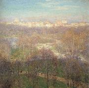 Metcalf, Willard Leroy Early Spring Afternoon-Central Park china oil painting reproduction